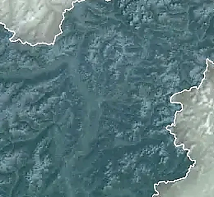 Mappa meteo della mattina in provincia di Bolzano