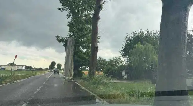 Il maltempo che ha colpito Rovigo e le zone circostanti
