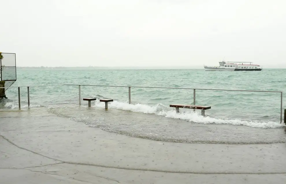 Il Lago di Garda è a rischio esondazione, registrati quasi 146cm
