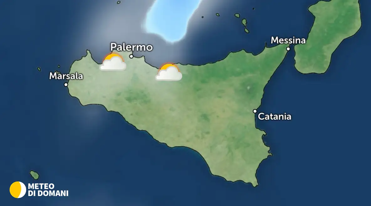 Meteo in Sicilia per la prossima settimana: caldo, ma non troppo e poche piogge