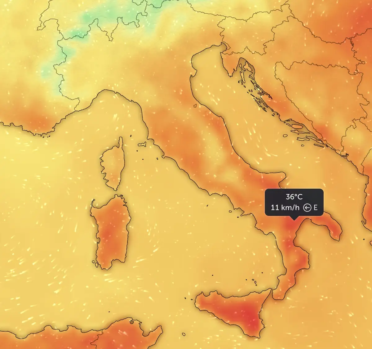 Previsioni del tempo in Italia dall'8 luglio 2024