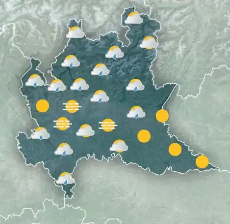 Meteo in Lombardia per sabato 10 e domenica 11 maggio 2025