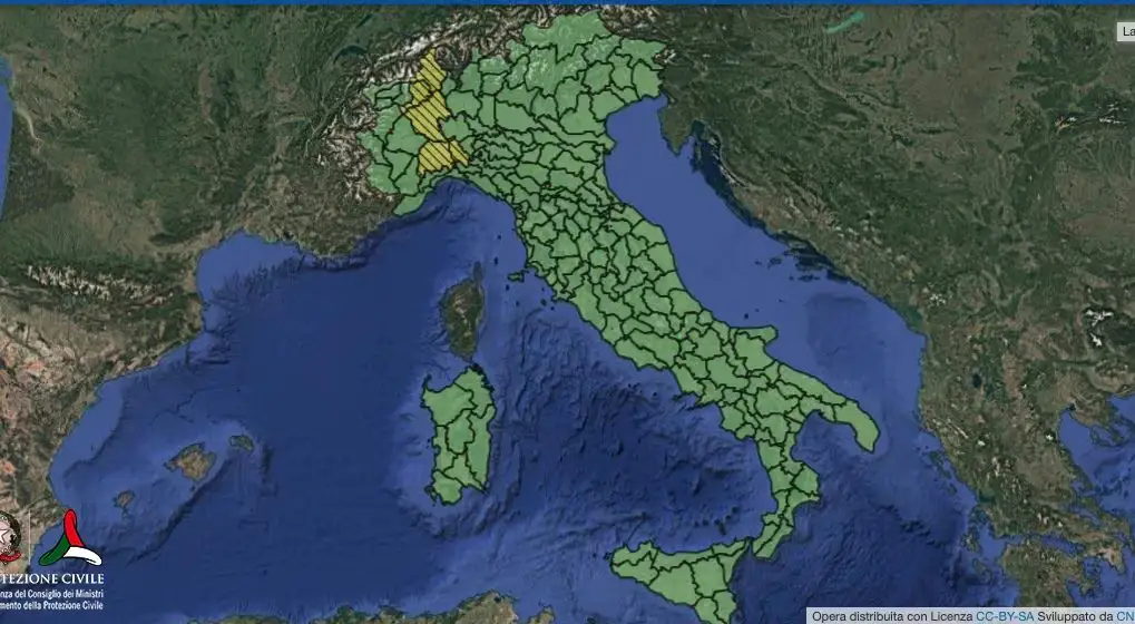 Allerte gialle del 27 agosto 2025