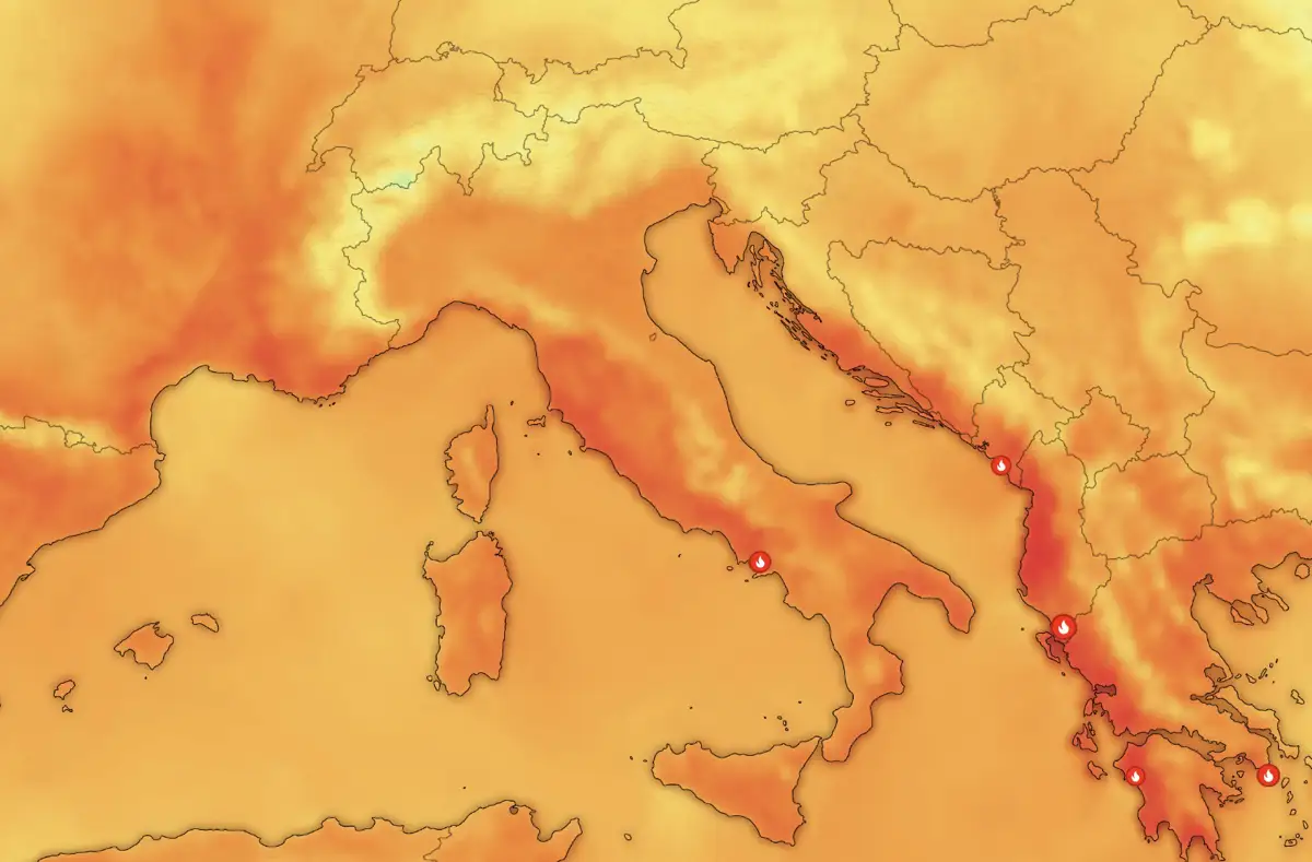 Caldo anomalo in Albania