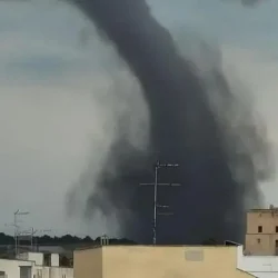 Tromba d'aria in Puglia