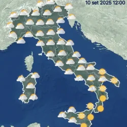 Maltempo in Italia, mercoledì 10 settembre 2025 scatta l’allerta arancione
