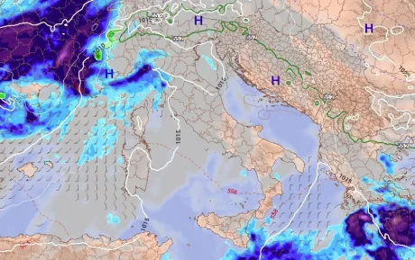 Le previsioni meteo della seconda metà di ottobre, partendo da lunedì 20