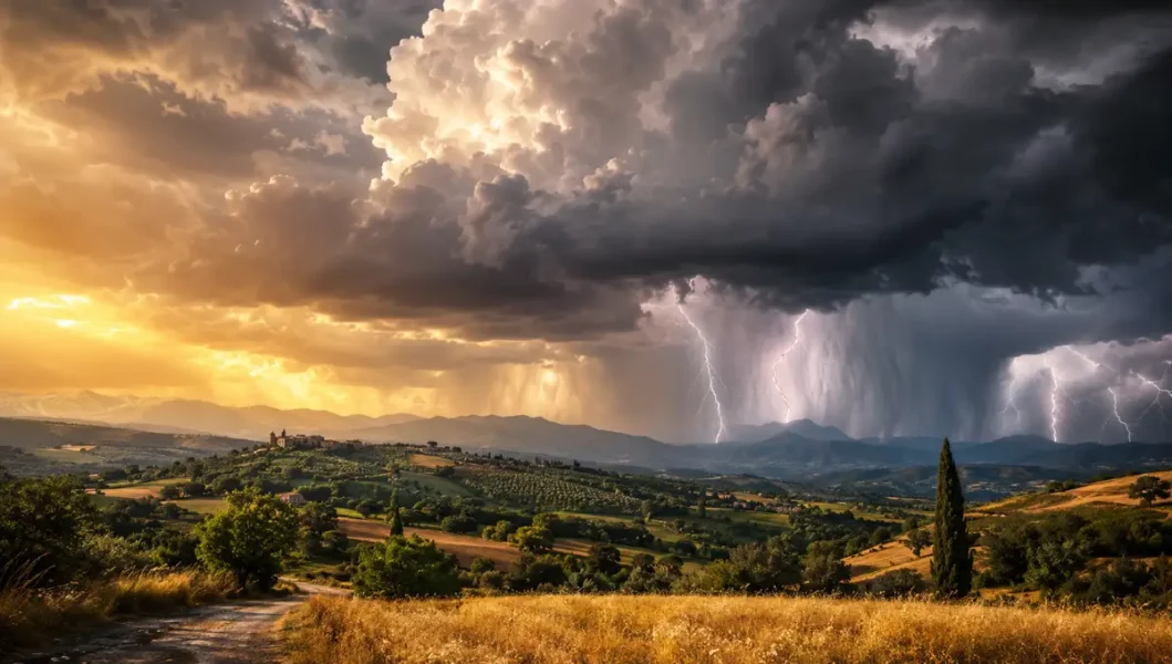 Temporali e grandine dopo il caldo
