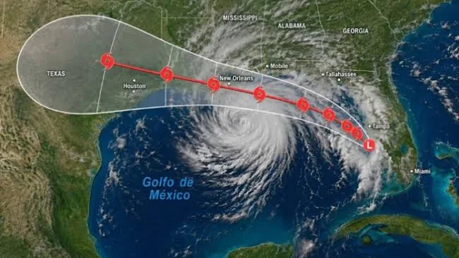 Tempesta tropicale Bertha sul Golfo del Messico