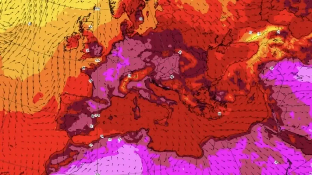 Ondata di caldo africano sull'Italia