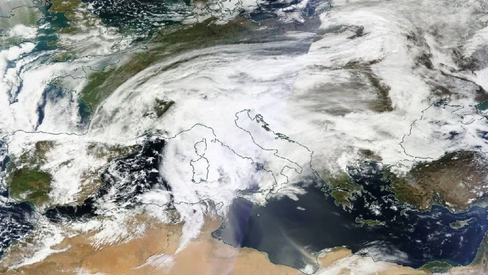 Ciclone atlantico e maltempo sull'Italia