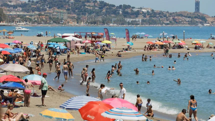 Città europea interessata da un’ondata di calore con temperature eccezionalmente elevate