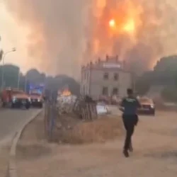 Incendi boschivi nella regione di Madrid