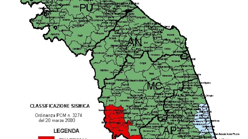Monitoraggio sismico nell’entroterra marchigiano