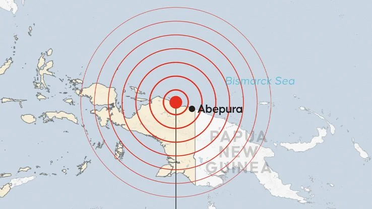 Terremoto nella Nuova Guinea Occidentale