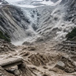 Piena improvvisa nell'Himalaya tra Nepal e Tibet