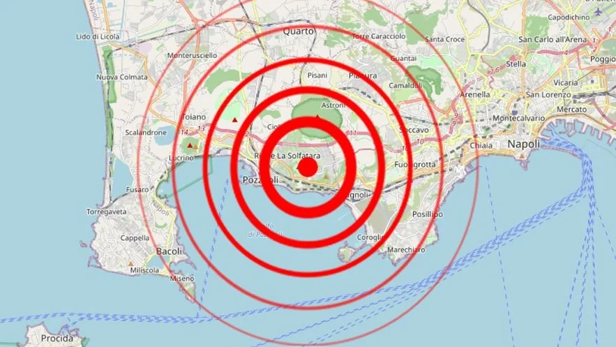 Monitoraggio dei terremoti ai Campi Flegrei