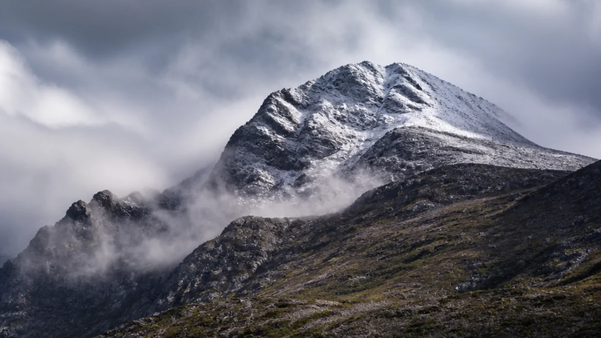 Vetta del Bluff Knoll imbiancata dalla neve