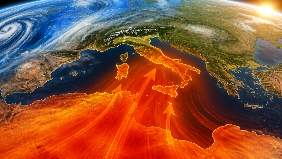 Alta pressione subtropicale sul Mediterraneo