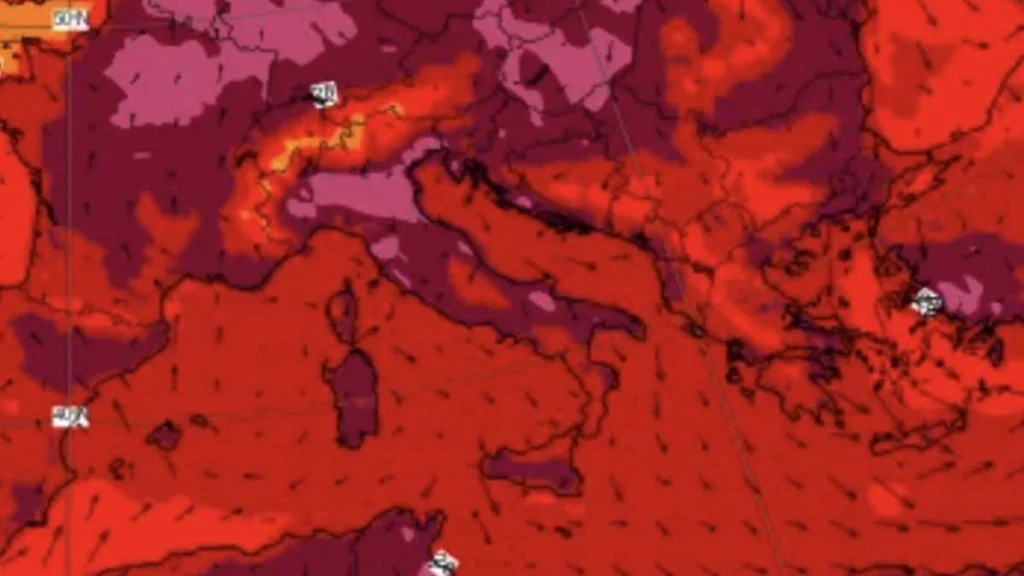 Caldo intenso sull'Italia nella prima settimana di agosto