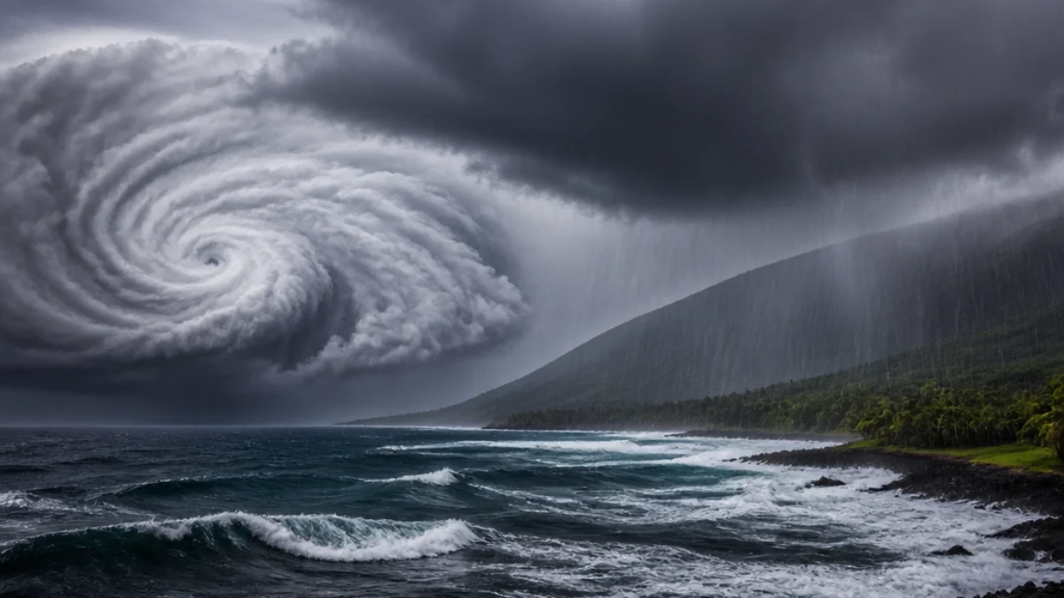 Tempesta tropicale Lala in avvicinamento alle Hawaii