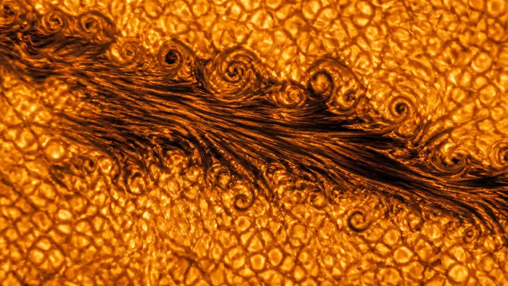 Vortici di plasma osservati sulla fotosfera del Sole