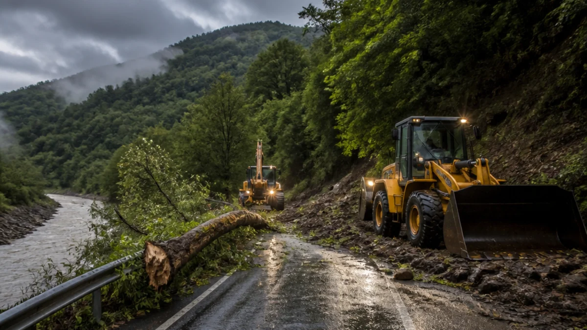 Piogge intense e alberi caduti in Toscana