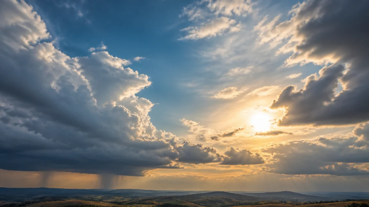 Nubi estive e schiarite sul cielo italiano prima di Ferragosto