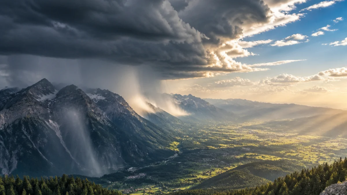Temporali sulle Alpi con caldo intenso sul resto d’Italia