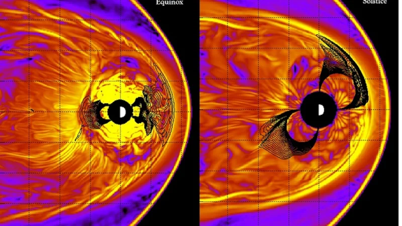 Effetti del vento solare sulla Terra