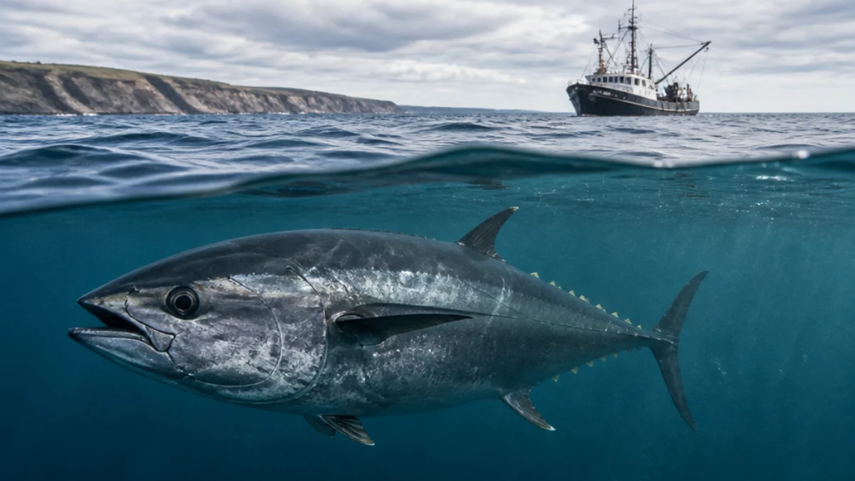 Tonno rosso gigante nel Mare del Nord