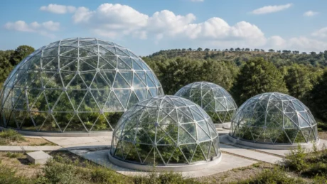 A Montelibretti le Phytodomes del CNR: quattro cupole per studiare le piante sotto stress