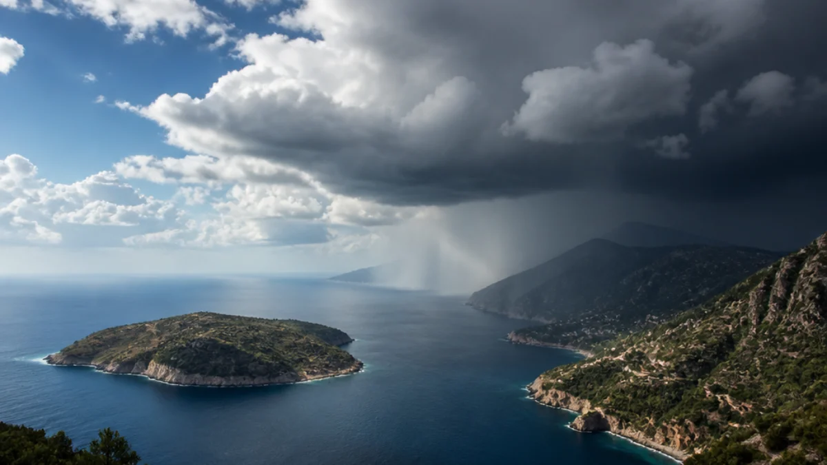 Nubi temporalesche sul Sud Italia