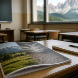Belluno, l’opuscolo “negazionista” sul clima distribuito nelle scuole finisce al centro della protesta