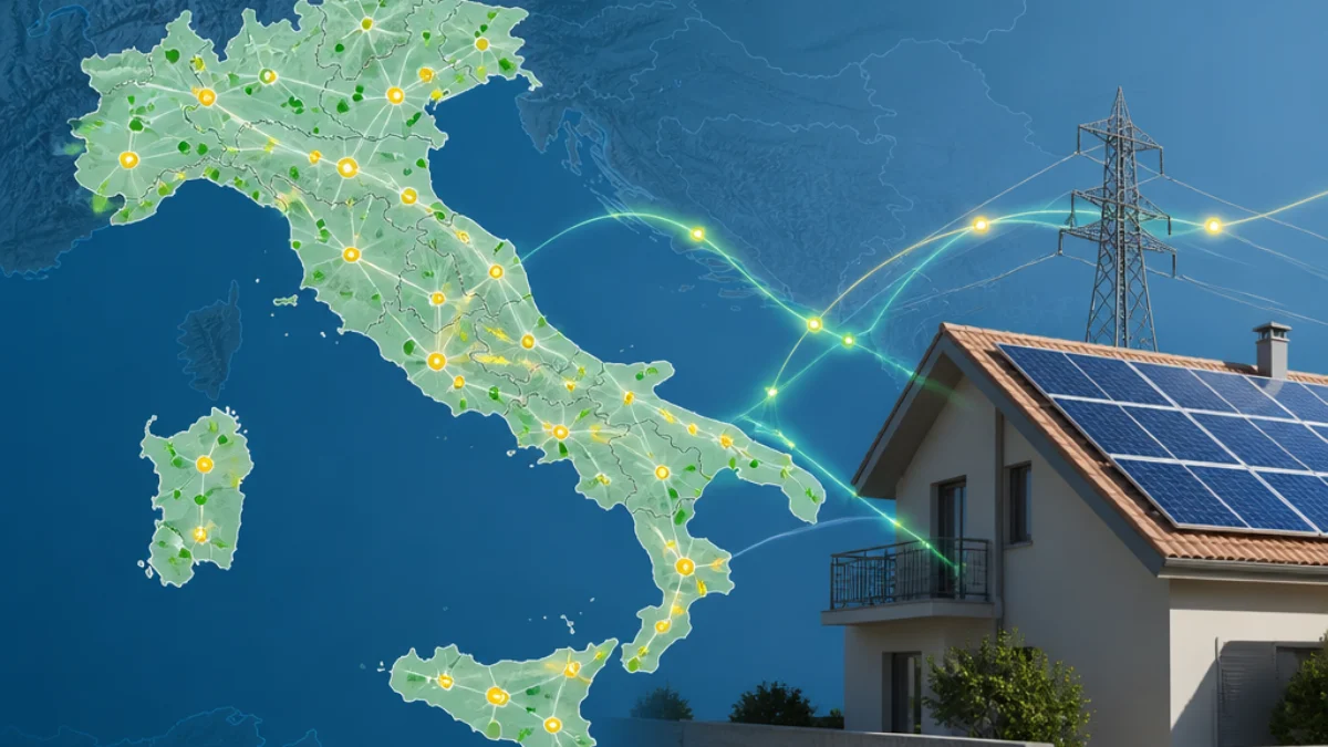 Mappa GSE delle comunità energetiche rinnovabili