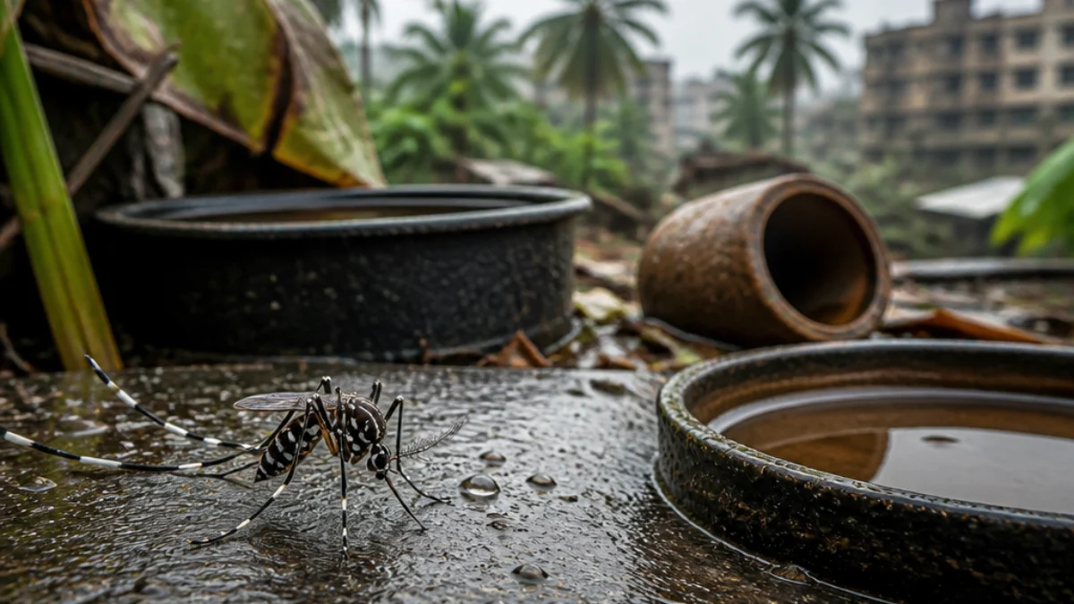 Zanzara Aedes associata alla dengue in Bangladesh