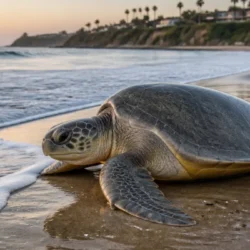 Due tartarughe olivacee nidificano in California: un primato sulla West Coast
