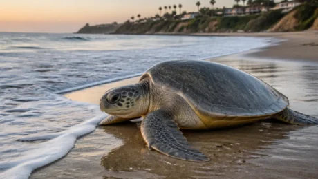 Due tartarughe olivacee nidificano in California: un primato sulla West Coast