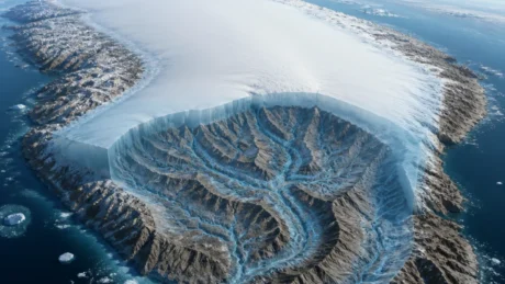 Groenlandia, una nuova ricostruzione svela una rete di 1.943 vallate sotto il ghiaccio