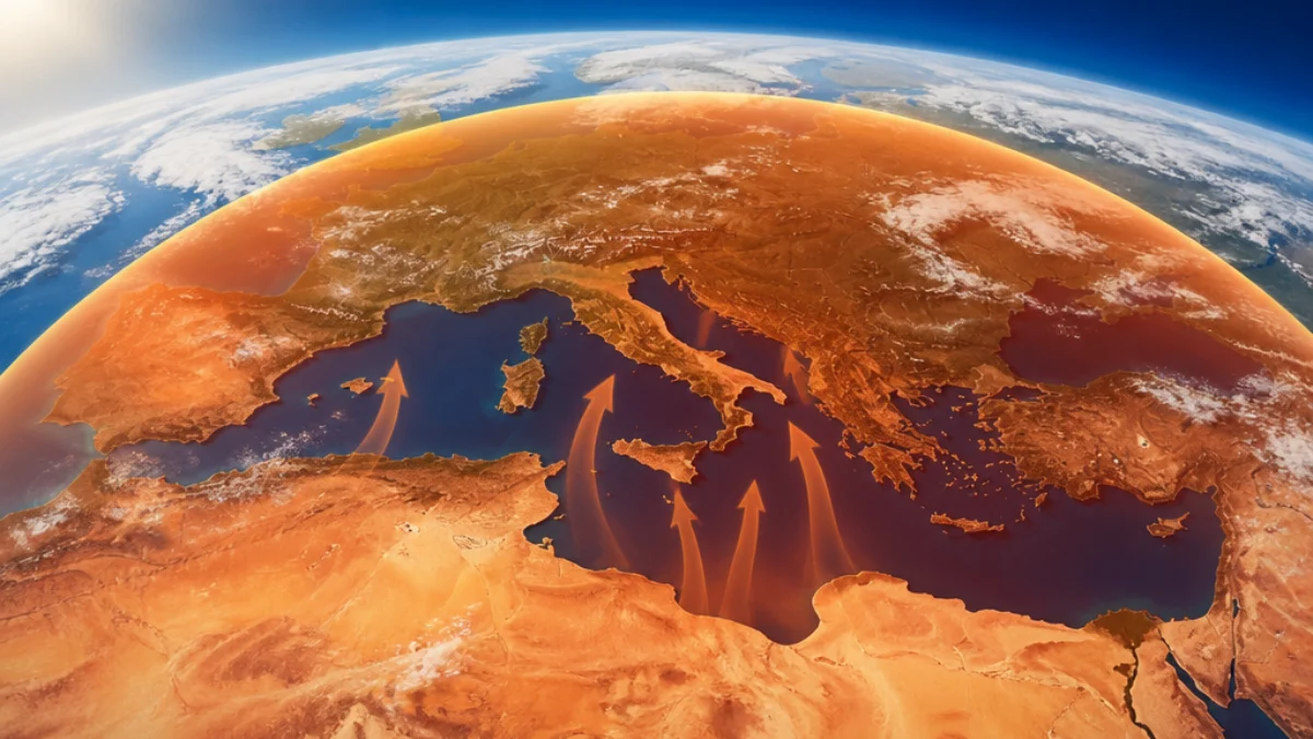 Anticiclone africano sul Mediterraneo