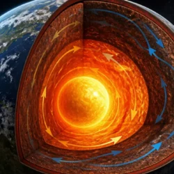 Il movimento di rotazione terrestre “rivela” le forze che agiscono tra nucleo e mantello