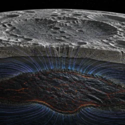 Luna, sotto Dewar emerge la traccia di un antico vulcano magnetizzato