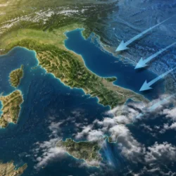Meteo Italia, martedì 22 settembre: venti in rinforzo e piogge tra Calabria e Sicilia