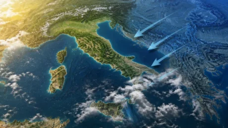 Meteo Italia, martedì 22 settembre: venti in rinforzo e piogge tra Calabria e Sicilia
