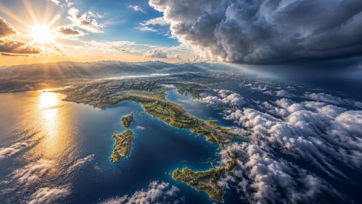 Cieli sereni al Centro-Nord e temporali al Sud