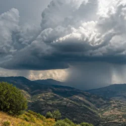 Temporali sui rilievi della Sicilia orientale