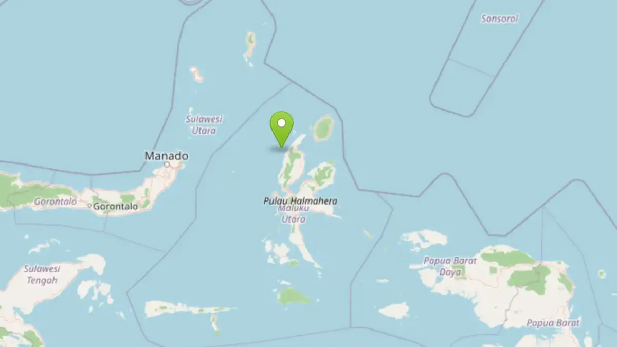 Scossa di magnitudo 6.2 nel Mare di Banda: il BMKG esclude lo tsunami