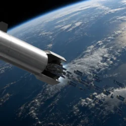 Starship raggiunge l’orbita terrestre e dispiega 26 satelliti