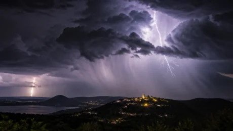 Temporale intenso sui Castelli Romani: radar a 57 dBZ vicino Rocca di Papa