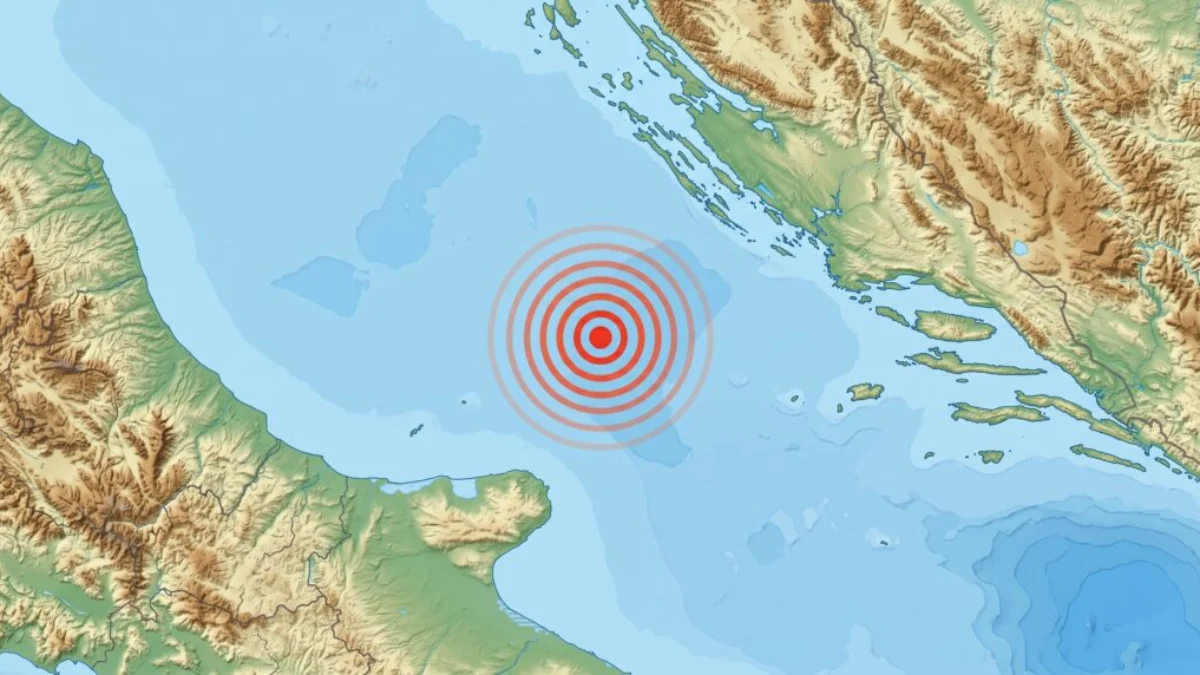 Scossa di terremoto nel Mar Adriatico